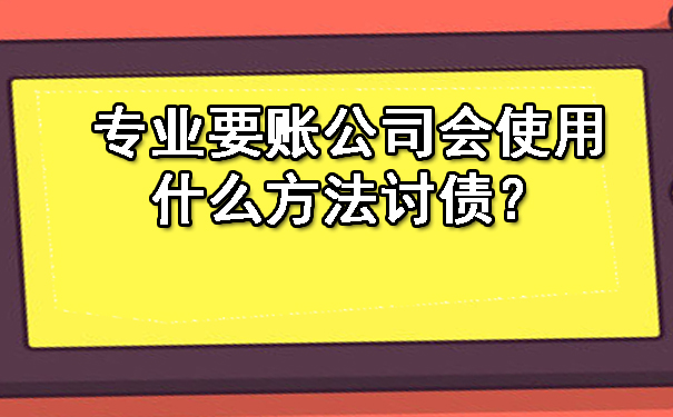 陕西专业要账公司会使用什么方法讨债？